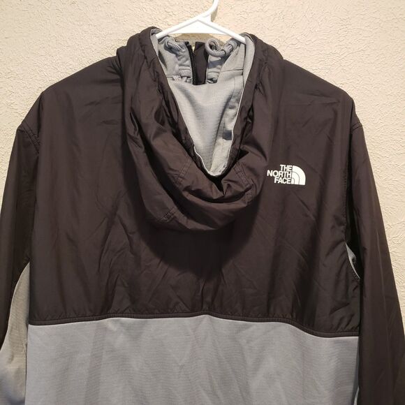 The North FaceWindwall Men's Hooded Jacket - Black/Gray - Size XL - Picture 4 of 7